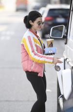 LUCY HALE Out for Coffee After a Workout in Los Angeles 02/17/2020