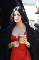 LUCY HALE Out in Los Angeles 02/10/2020