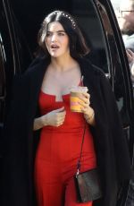 LUCY HALE Out in Los Angeles 02/10/2020