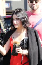 LUCY HALE Out in Los Angeles 02/10/2020