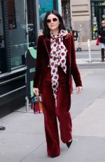 LUCY HALE Out in New York 02/05/2020