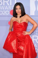 MABEL at Brit Awards 2020 in London 02/18/2020