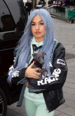 MABEL Out with Her Dog in London 02/20/2020