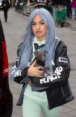 MABEL Out with Her Dog in London 02/20/2020