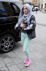 MABEL Out with Her Dog in London 02/20/2020