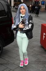 MABEL Out with Her Dog in London 02/20/2020
