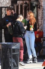 MADELAINE PETSCH at Alfred Coffee in Los Angeles 02/17/2020