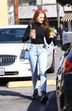 MADELAINE PETSCH at Alfred Coffee in Los Angeles 02/17/2020