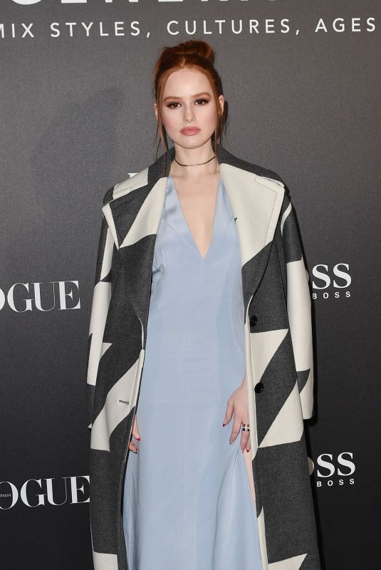 MADELAINE PETSCH at Boss & Vogue Italia Event in Milan 02/21/2020