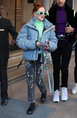 MADELAINE PETSCH Out and About in Milan 02/21/2020