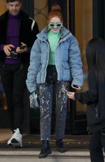MADELAINE PETSCH Out and About in Milan 02/21/2020
