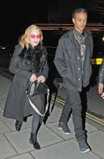 MADONNA and Ahlamalik Williams at Chiltern Firehouse in London 02/15/2020