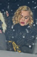 MADONNA Leaves London Paladium 02/12/2020