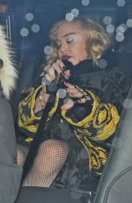 MADONNA Leaves London Paladium 02/12/2020