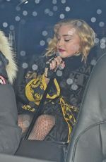 MADONNA Leaves London Paladium 02/12/2020