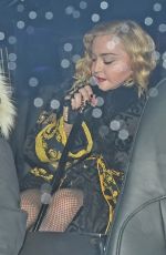 MADONNA Leaves London Paladium 02/12/2020