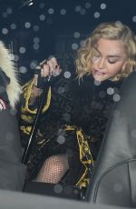 MADONNA Leaves London Paladium 02/12/2020