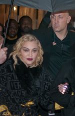 MADONNA Leaves Rex Hall in Paris 02/23/2020