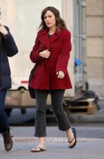 MAGGIE SIFF on the Set of Billions in New York 02/23/2020