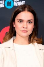 MAIA MITCHELL at The Thing About Harry Premiere in West Hollywood 02/12/2020