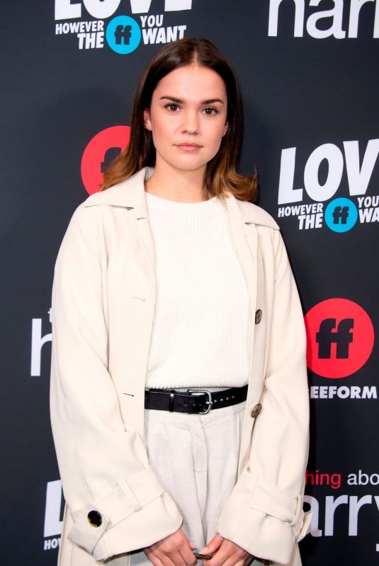 MAIA MITCHELL at The Thing About Harry Premiere in West Hollywood 02/12/2020