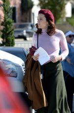 MANDY MOORE and Milo Ventimiglia on the Set of This Is Us in Los Angeles 02/04/2020