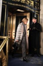 MANDY MOORE on the Set of This Is Us in New York 02/12/2020