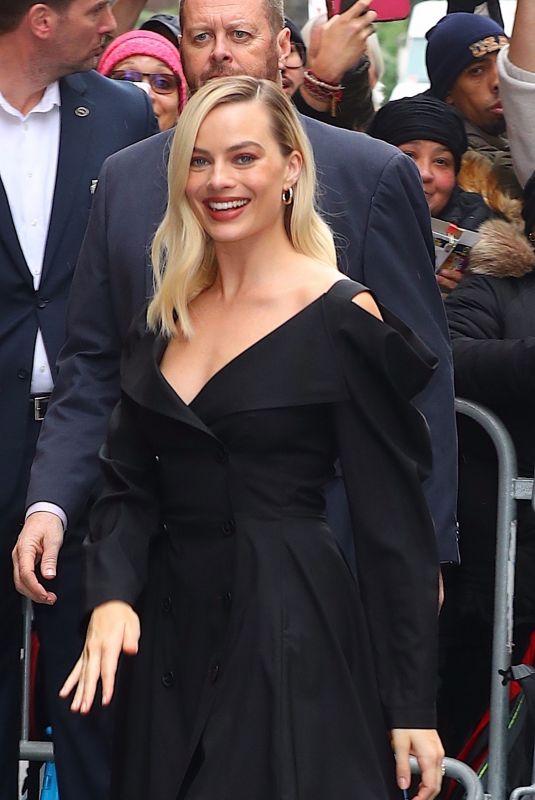 MARGOT ROBBIE Arrives at ABC Studios in New York 02/04/2020
