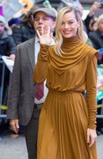 MARGOT ROBBIE Arrives at Good Morning America in New York 02/04/2020