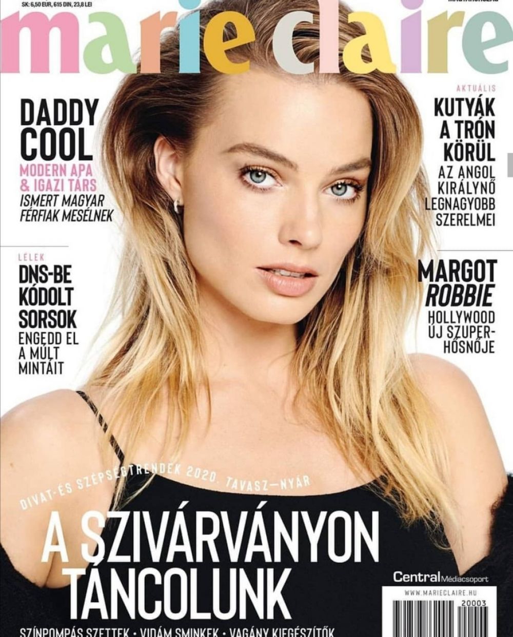 MARGOT ROBBIE on the Cover of Marie Claire Magazine, Hungary February