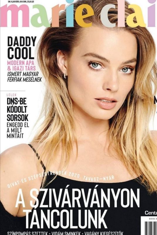 MARGOT ROBBIE on the Cover of Marie Claire Magazine, Hungary February 2020