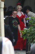 MARGOT ROBBIE on the Set of Suicide Squad in Panama City 02/13/2020