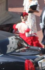 MARGOT ROBBIE on the Set of Suicide Squad in Panama City 02/13/2020