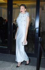 MARTHA HUNT Leaves Jason Wu Fashion Show in New York 02/09/2020
