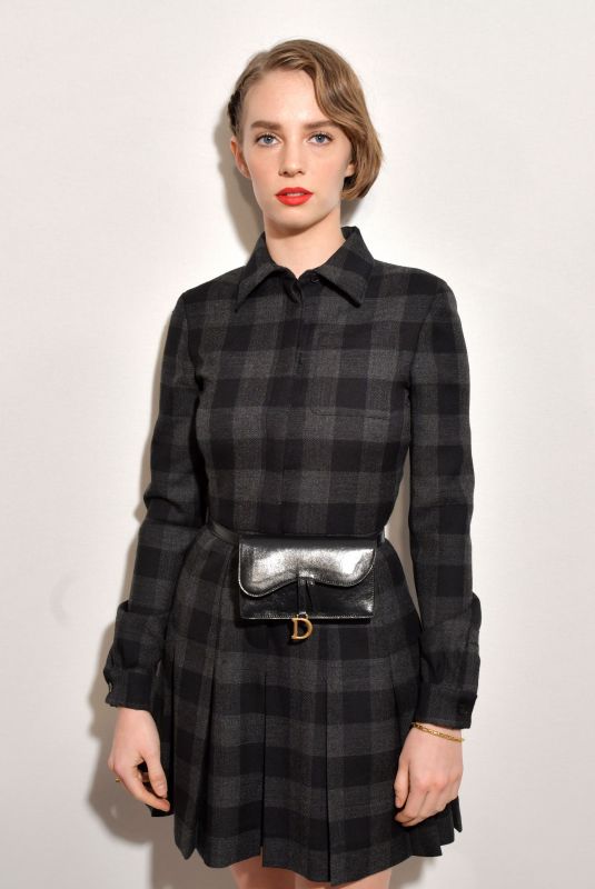 MAYA HAWKE at Dior Fashion Show in Paris 02/25/2020