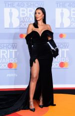 MAYA JAMA at Brit Awards 2020 in London 02/18/2020