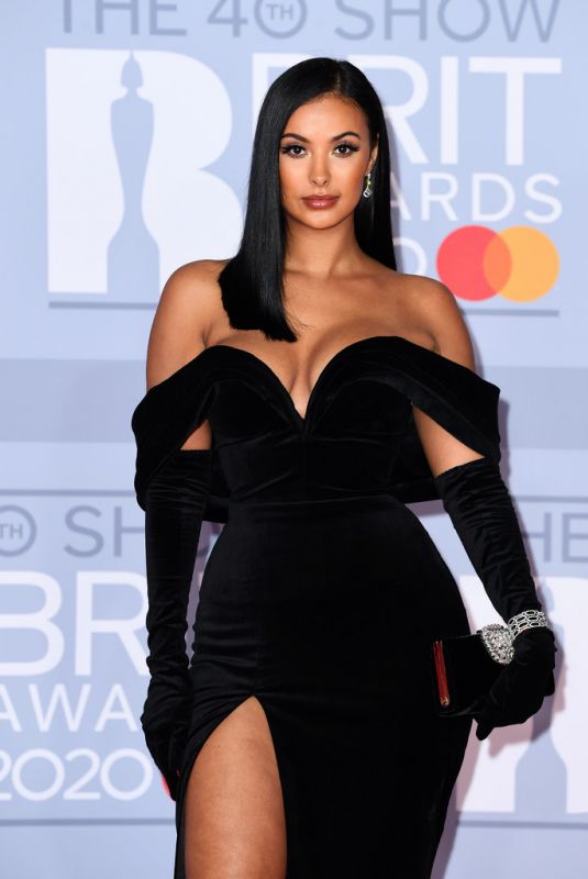 MAYA JAMA at Brit Awards 2020 in London 02/18/2020