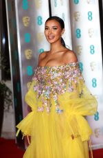 MAYA JAMA at EE British Academy Film Awards 2020 in London 02/01/2020
