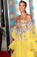 MAYA JAMA at EE British Academy Film Awards 2020 in London 02/01/2020