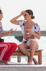 MEGAN BARTON HANSON and CHELCEE GRIMES in Bikinis at a Beach in Maldives 01/26/2020