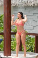 MEGAN BARTON HANSON in Bikini at a Pool in Maldives 01/26/2020