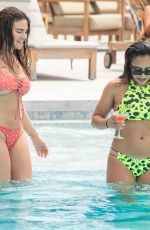 MEGAN BARTON HANSON in Bikini at a Pool in Maldives 01/26/2020