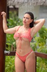 MEGAN BARTON HANSON in Bikini at a Pool in Maldives 01/26/2020
