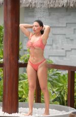 MEGAN BARTON HANSON in Bikini at a Pool in Maldives 01/26/2020