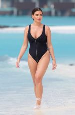 MEGAN BARTON HANSON in Swimsuit at a Beach in Maldives 01/26/2020