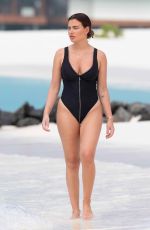 MEGAN BARTON HANSON in Swimsuit at a Beach in Maldives 01/26/2020