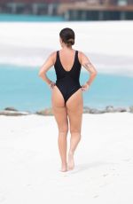 MEGAN BARTON HANSON in Swimsuit at a Beach in Maldives 01/26/2020