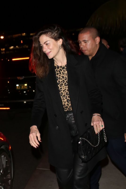 MICHELLE MONAGHAN at San Vicente Bungalows in Los Angeles 02/05/2020