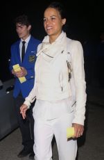 MICHELLE RODRIGUEZ Arrives at WME Pre-oscars Party in Hollywood 02/07/2020