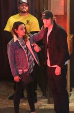 MILA KUNIS and Ashton Kutcher at Saddle Ranch in West Hollywood 02/26/2020
